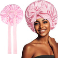 Satin Sleep Bonnet with Bow